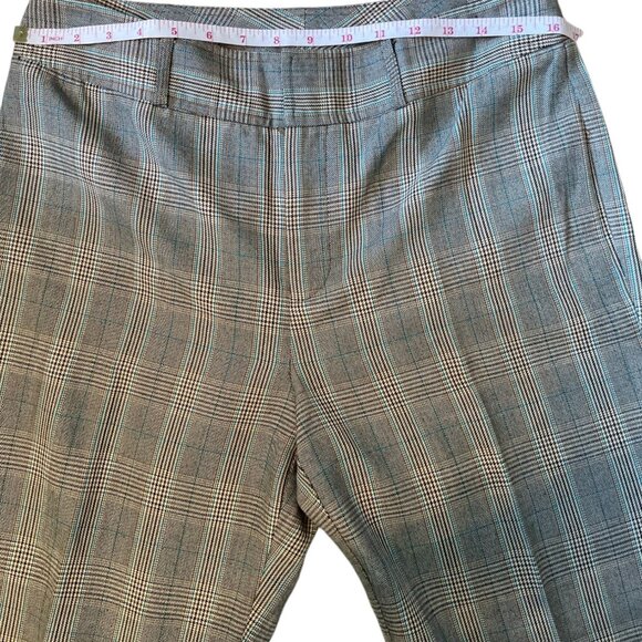 Catherine Stewart grey plaid trouser pants size 10 - Picture 5 of 7